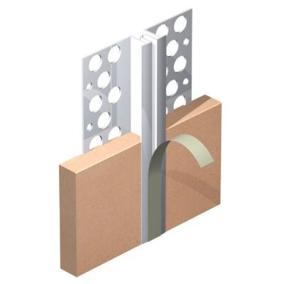Plastic Single Piece Plaster Movement Bead 2500mm x 10mm