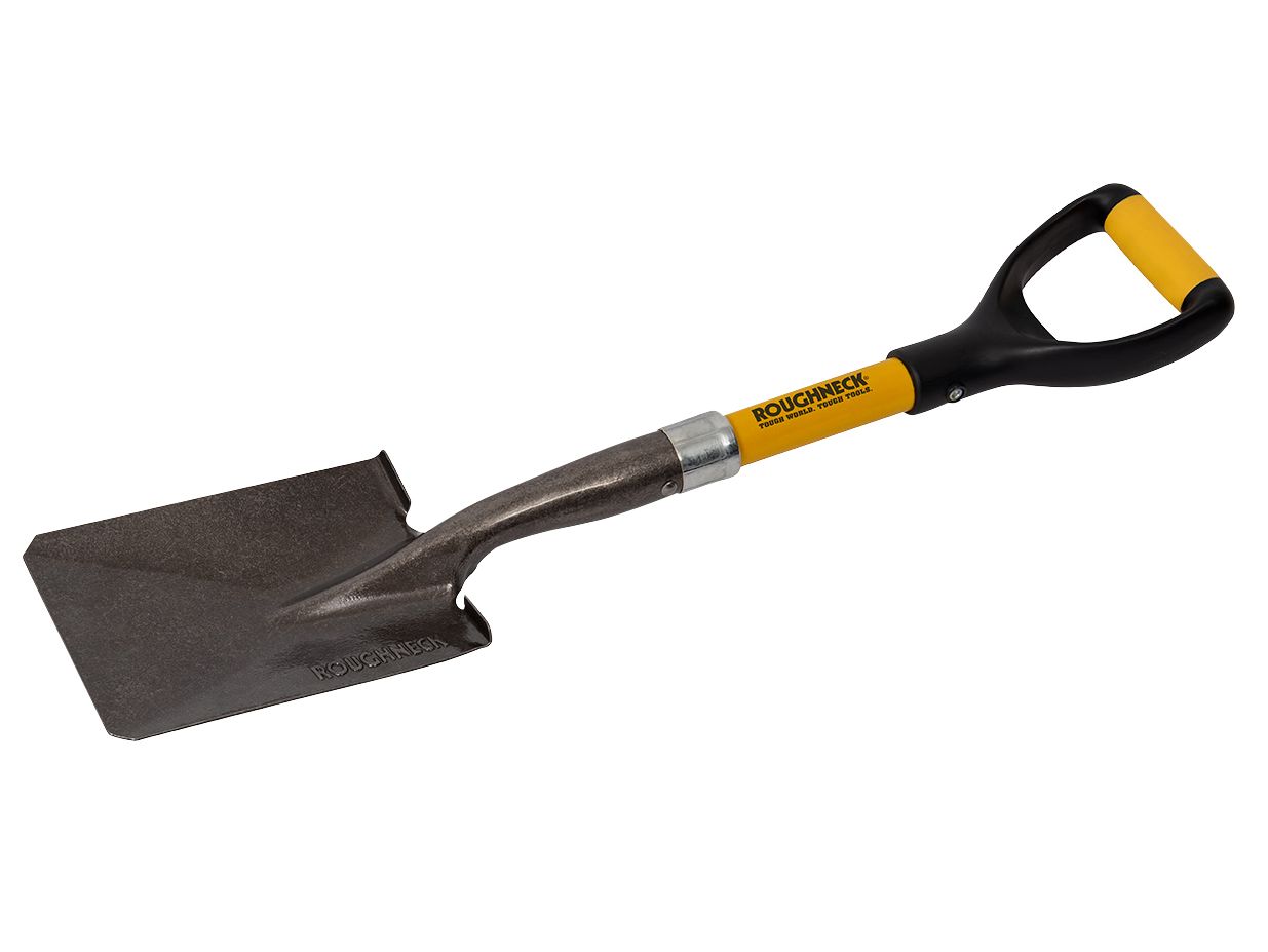 Roughneck Micro Shovel Square Point Handle 27"