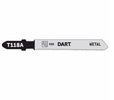 DART T118A Metal Cutting Jigsaw Blade - Pk 5