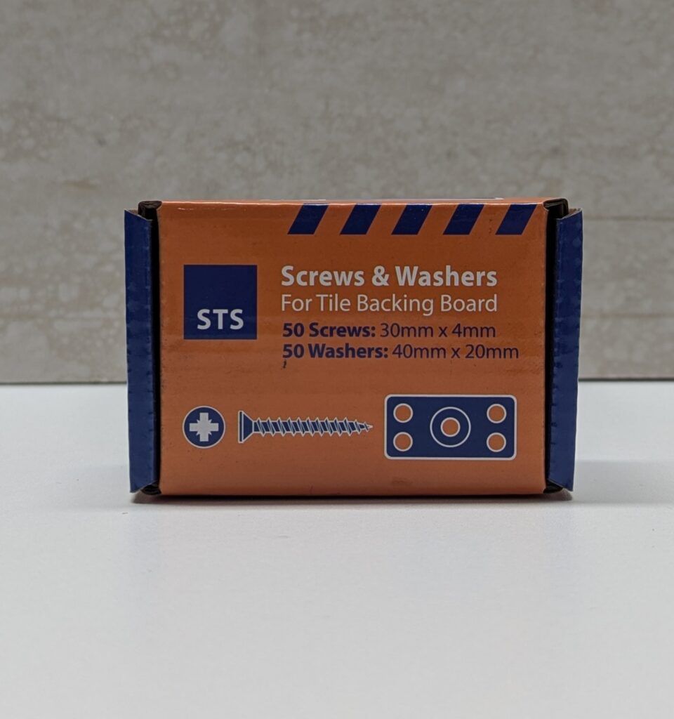 NoMorePly STS Screws &amp; Washers for Tile Backing Board (PK 50)