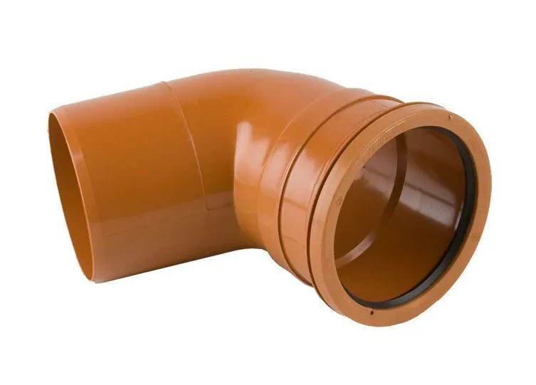 Underground Drain Pipe Single Socket Bend 67.5° - 110mm - B5051