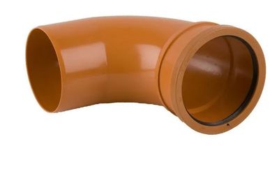 Underground Drain Pipe Single Socket Bend 87.5° - 110mm - B5041