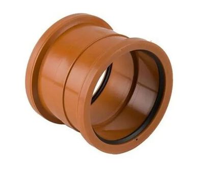 Underground Drain Double Socket PVC Pipe Coupler - 110mm - B5001
