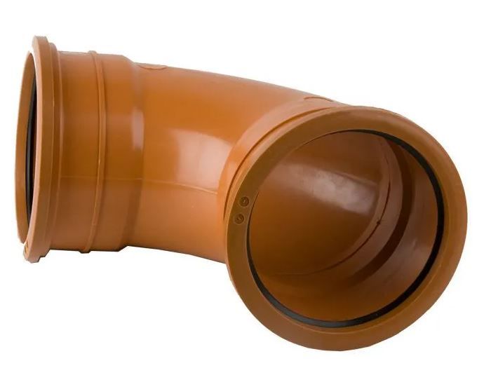 Underground Drain Pipe Double Socket Bend 87.5° - 160mm - B6031