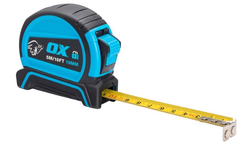 Ox Pro Dual Auto Lock Tape Measure  5m/16ft