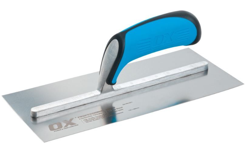 OX Pro Stainless Steel Plasterers' Trowel 114 x 280mm / 11in