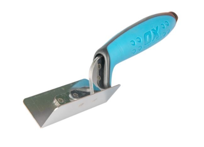 OX Pro Internal Corner  Trowel - Stainless Steel 80 x 30mm