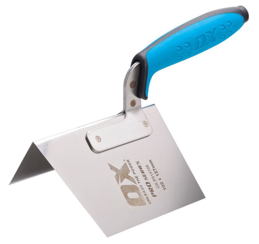 OX Pro External Corner  Trowel - 102 x 127mm 4" x 5"