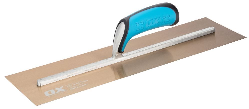 OX Pro Stainless Steel Plasterers' Trowel 127 x 457mm / 18in