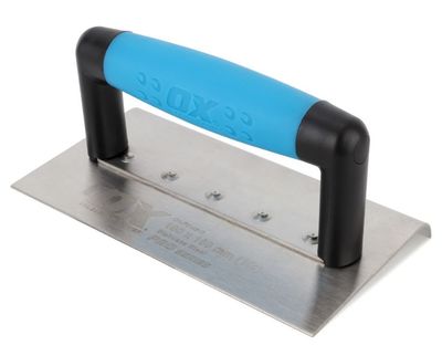 Ox Pro Medium Edging Trowel 10mm Radius - 100 x 180mm / 4" x 7"