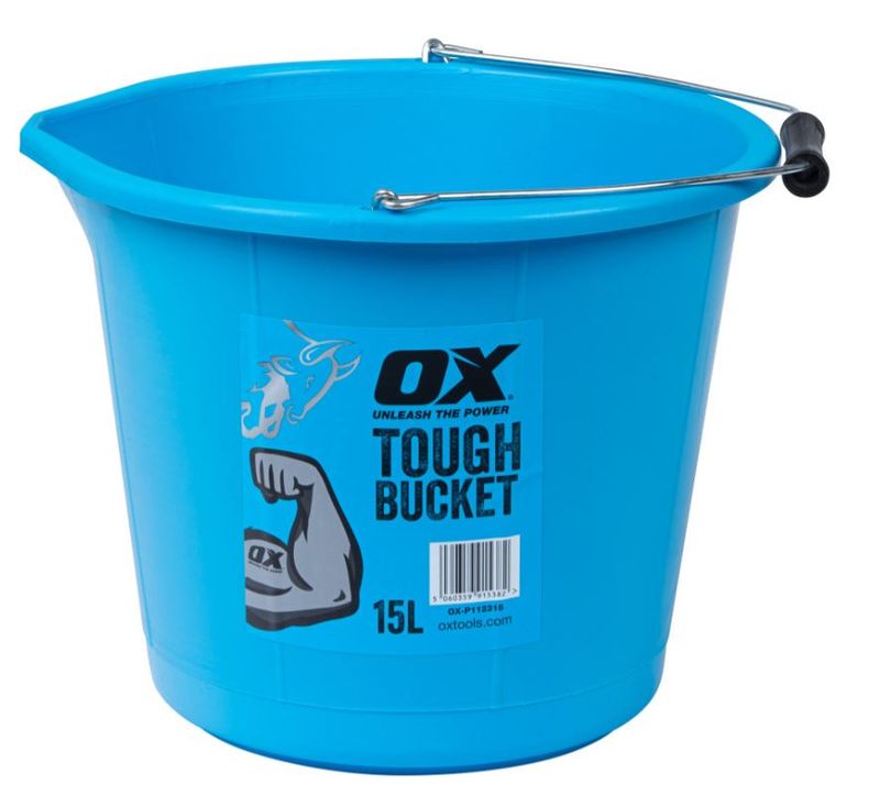 Ox Pro Tough Bucket - 15 L  / 3.3 Gallons