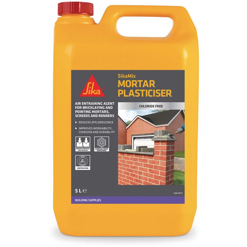 SikaMix Mortar Plasticiser 5 Litre
