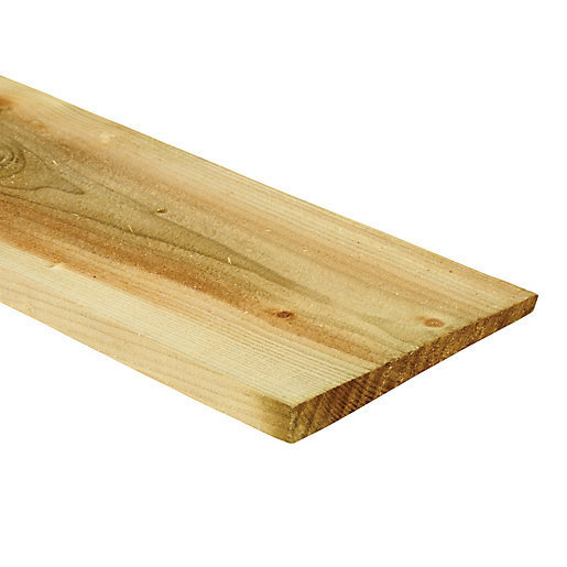 Treated Feather edge Timber Ex 22mm x 150mm 2.4m