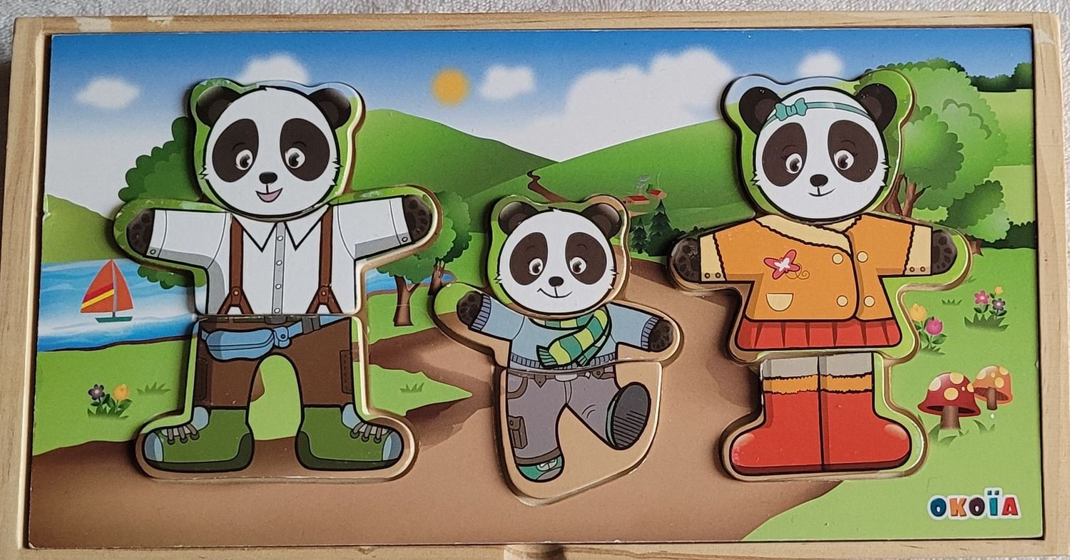 coffret panda a habiller