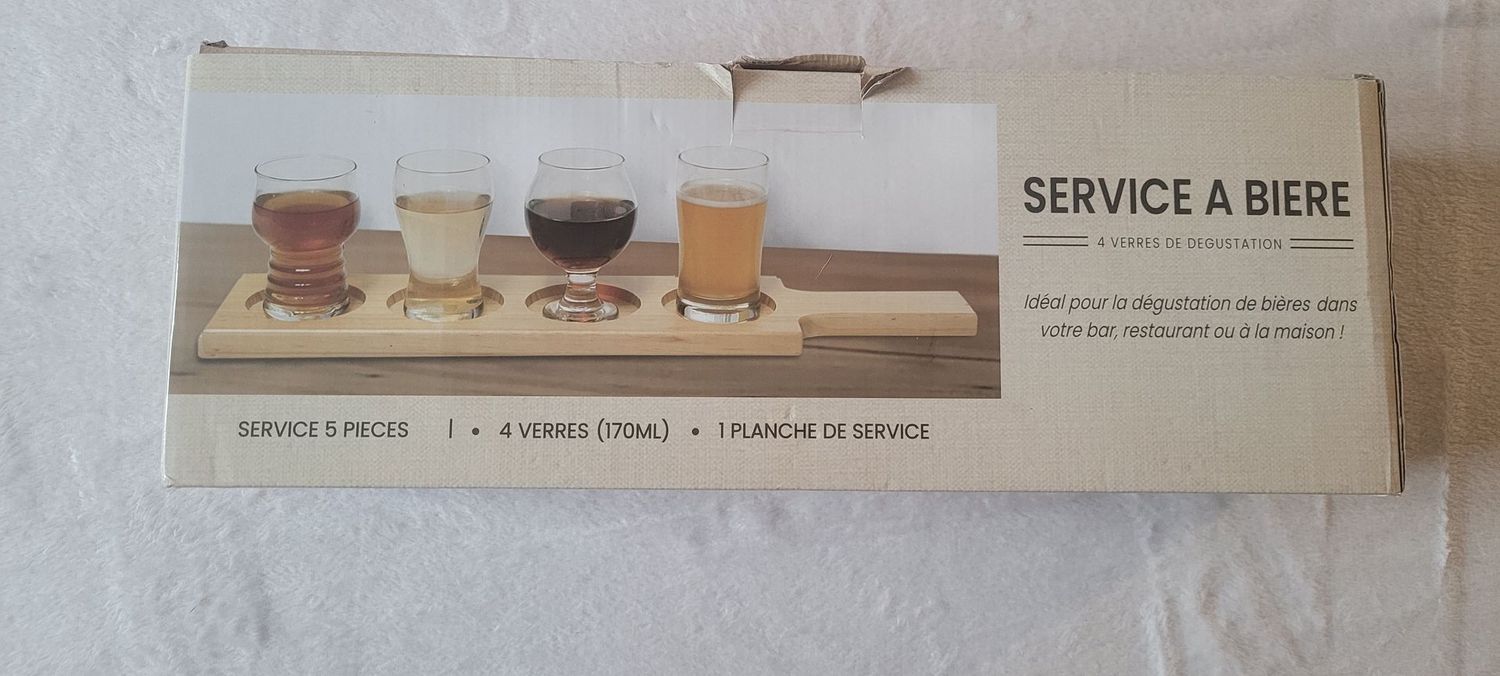 service de dégustation de bière