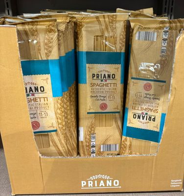 PRIANO SPAGHETTI . ONE PACKET. ITALIAN MARONI PRODUCT.