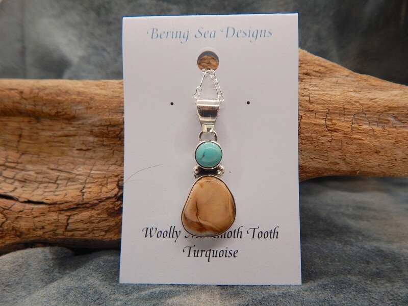 Woolly Mammoth Tooth / Turquoise