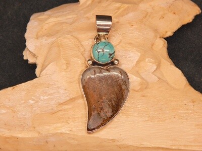 Woolly Mammoth Tooth / Turquoise