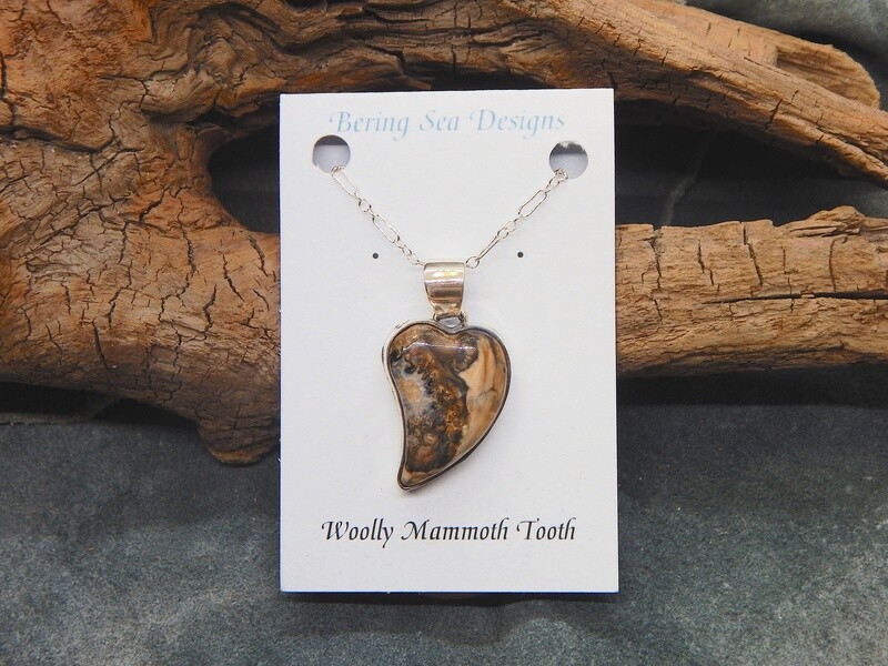 Woolly Mammoth Tooth Heart