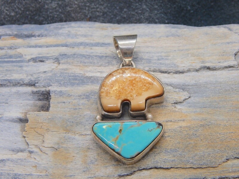Walrus Ivory & Boulder Turquoise