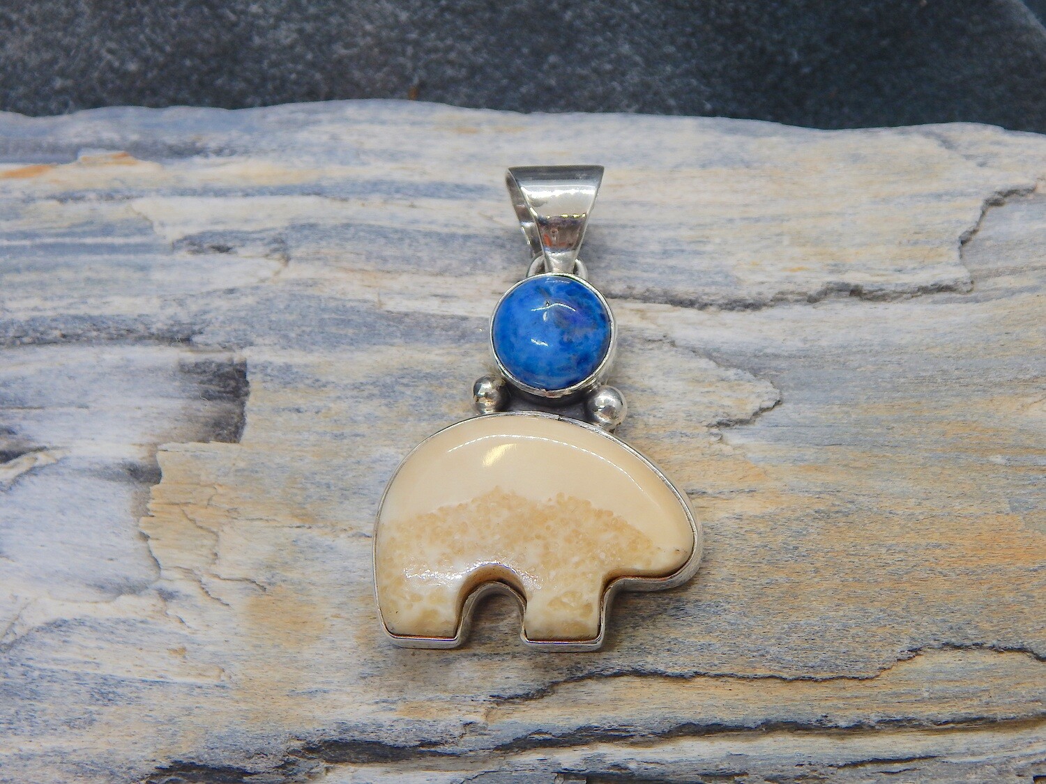 Walrus Ivory &amp; Denim Lapis