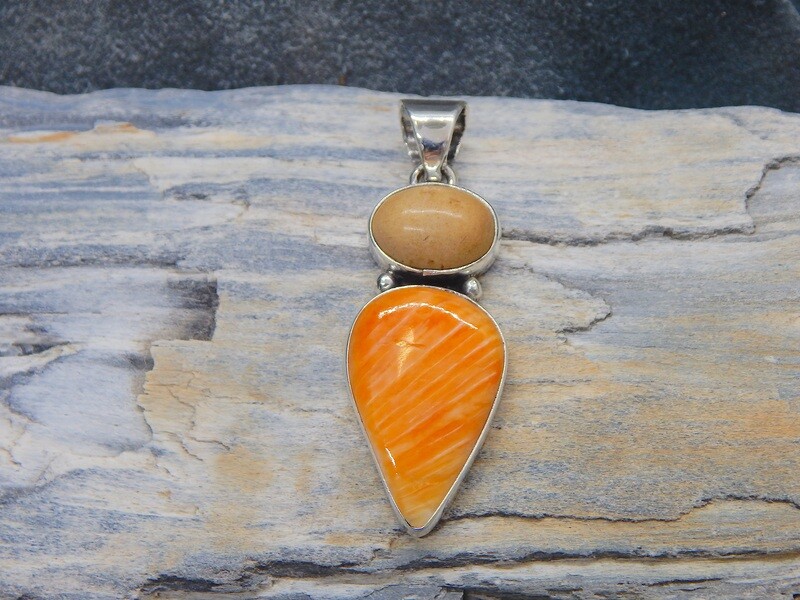 Fossilized Walrus Ivory & Spiny Oyster