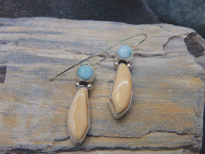 Walrus Ivory &amp; Larimar