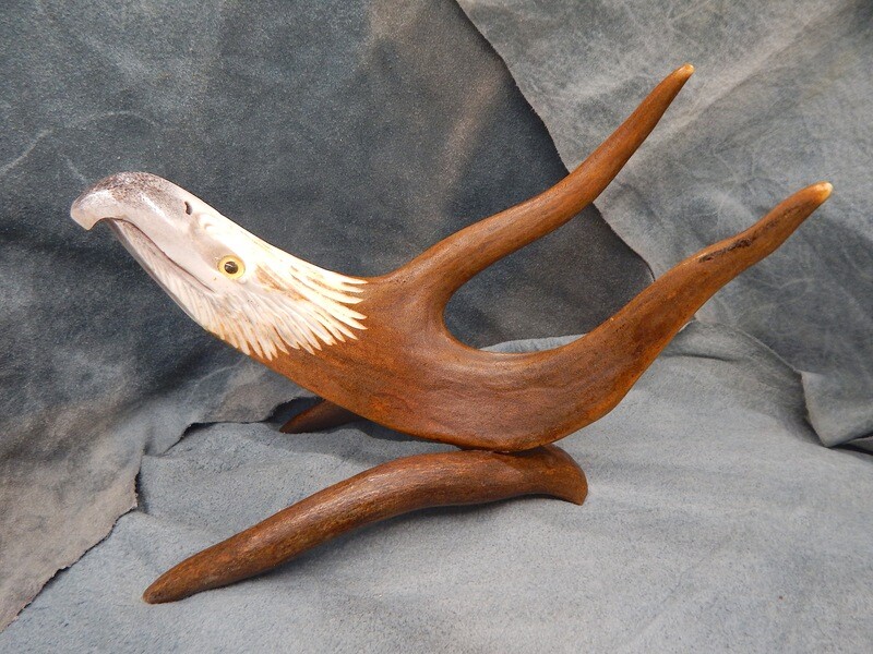 Caribou Antler on Stand