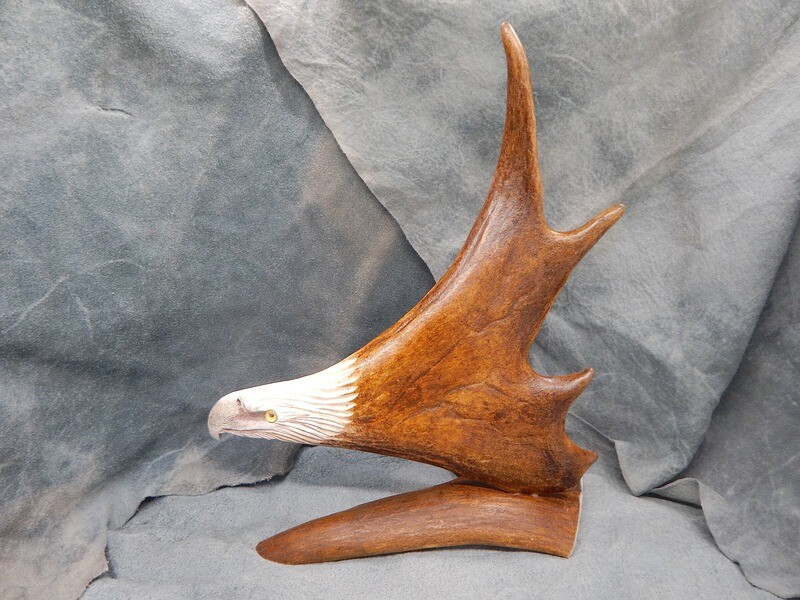 Caribou Antler on Stand
