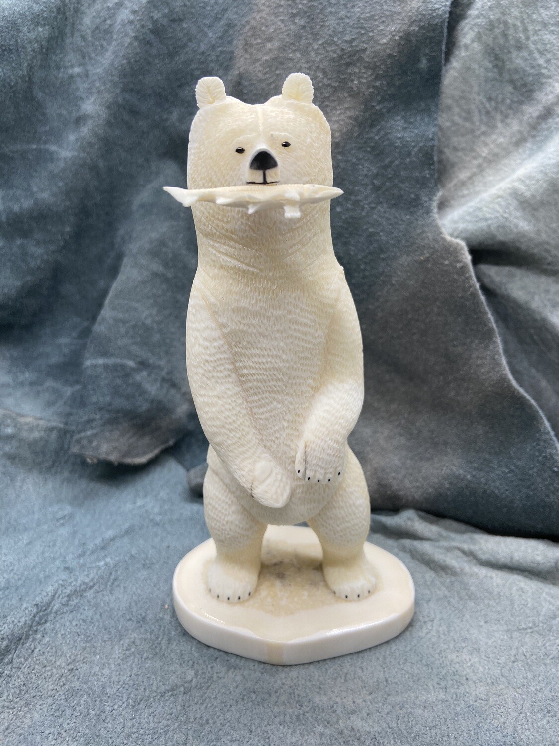 Standing Grizzly with Fish