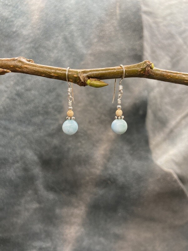 7mm Larimar Bead