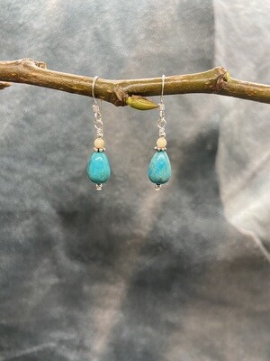 Turquoise Bell Dangle