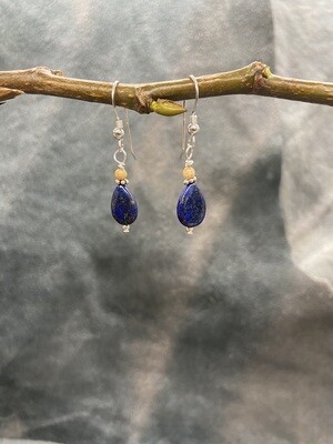 Denim Lapis Tear Drop