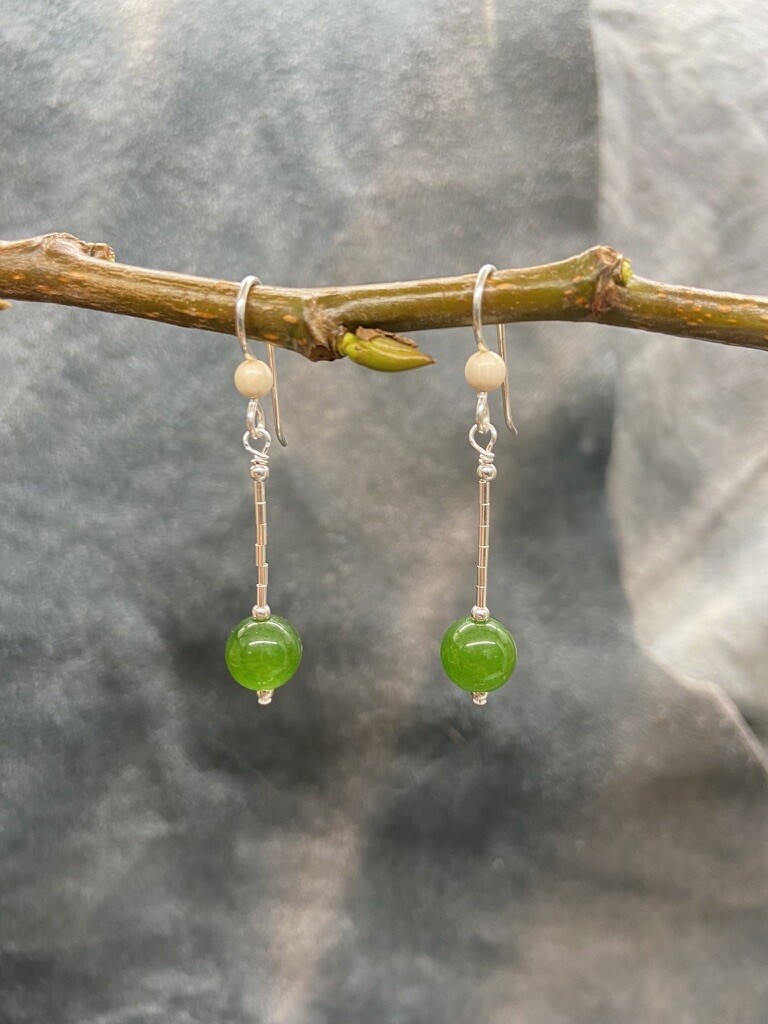 8mm Jade Bead Drop