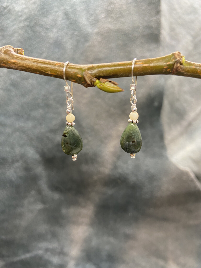 Jade Teardrop Dangle