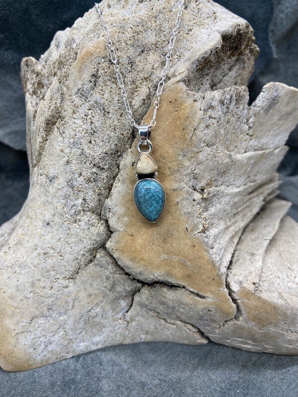 Walrus Ivory & Turquoise