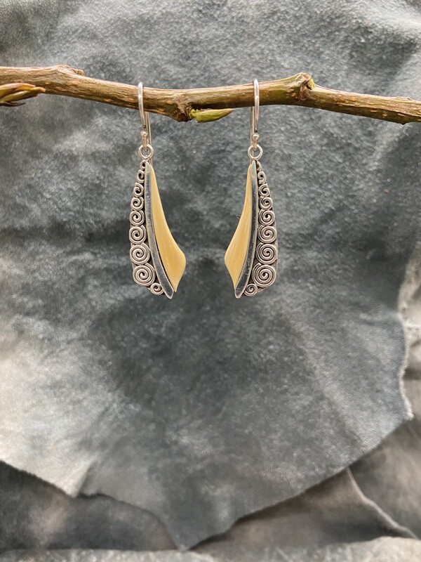 &quot;Spiral&quot; Earrings