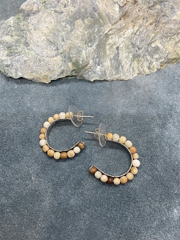 &quot;Versatile&quot; Fossil Hoops (Small)