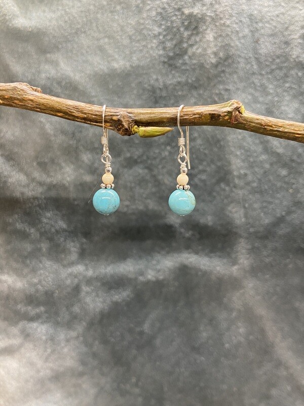 7mm Turquoise Dangle