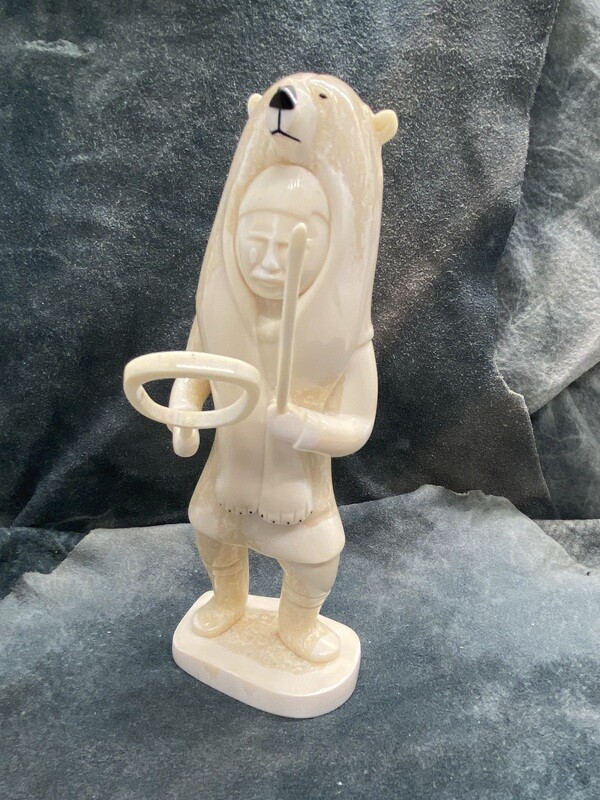Polar Bear Drummer Shaman