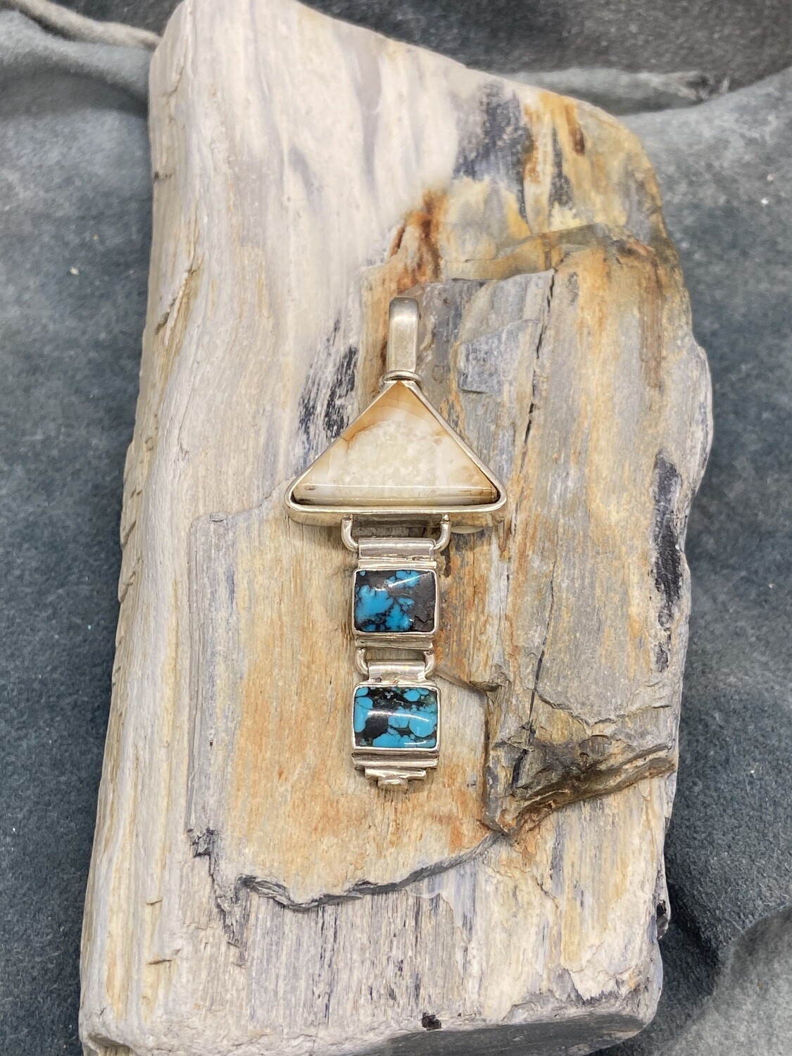 Fossilized Walrus Ivory &amp; Turquoise