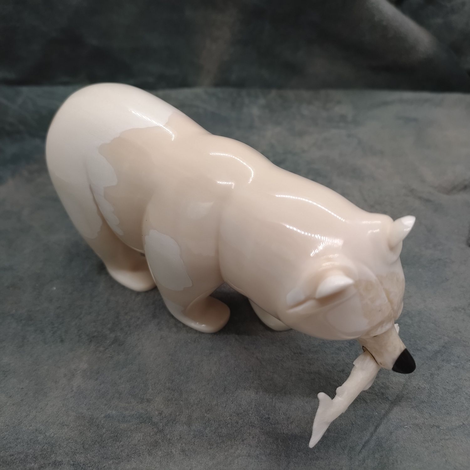 Polar Bear with Fish