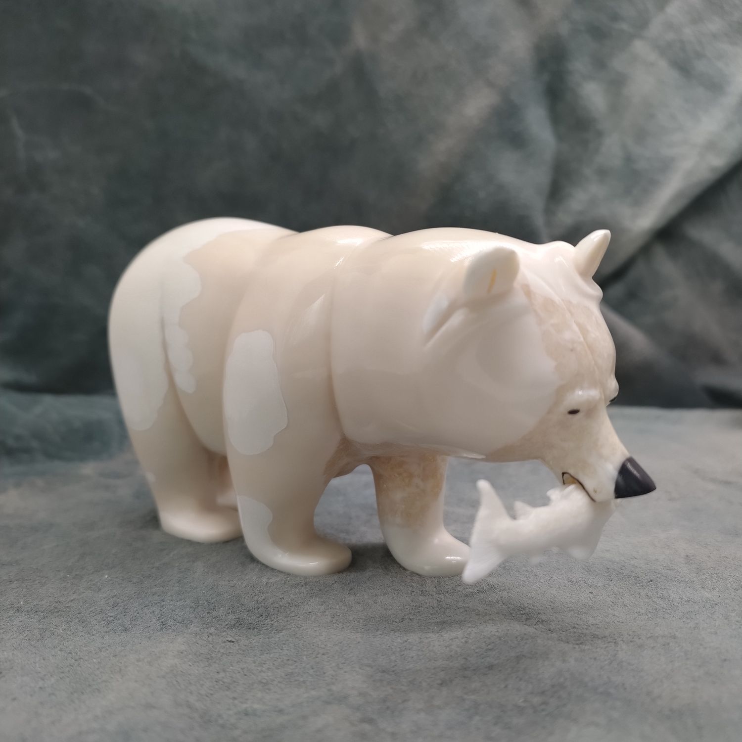 Polar Bear with Fish