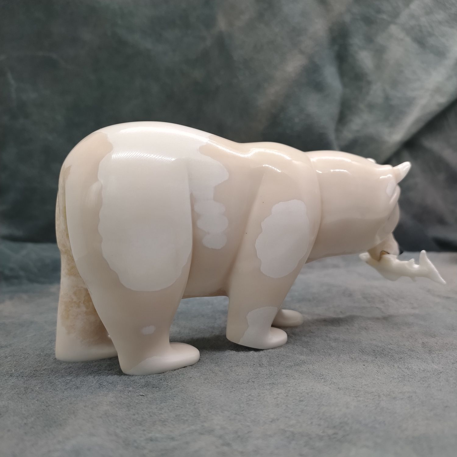 Polar Bear with Fish