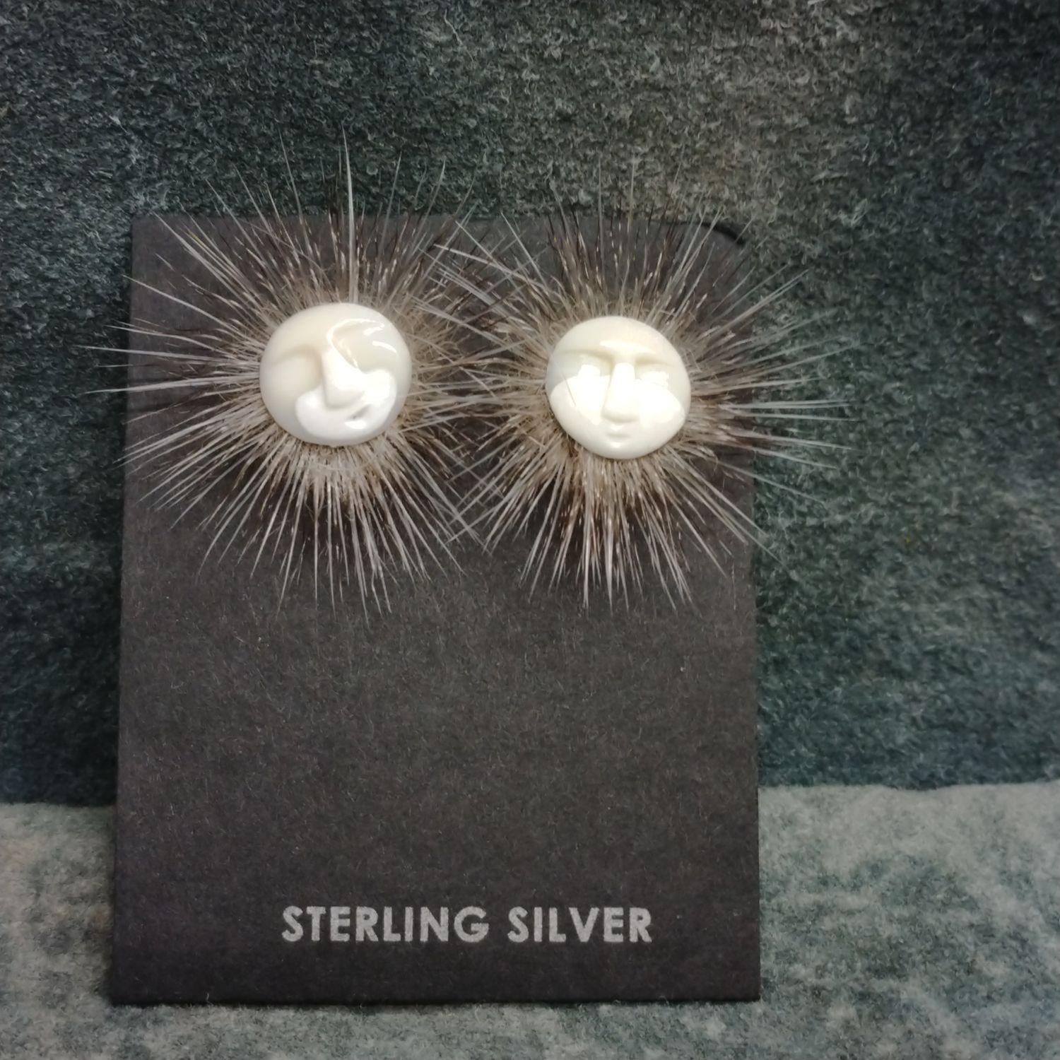 Shaman Face Earrings