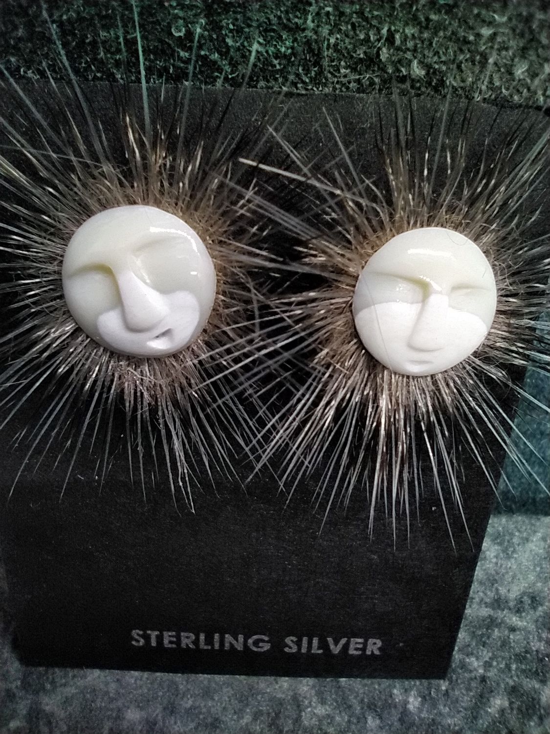 Shaman Face Earrings