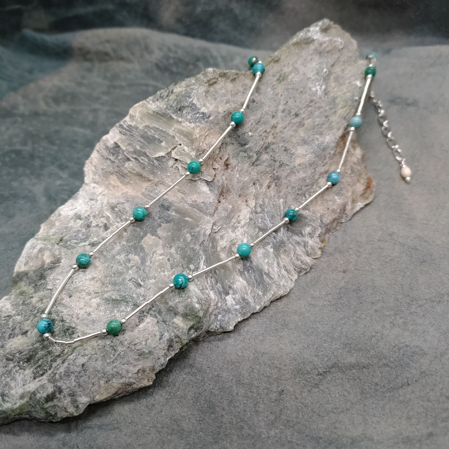 Turquoise Beaded Necklace