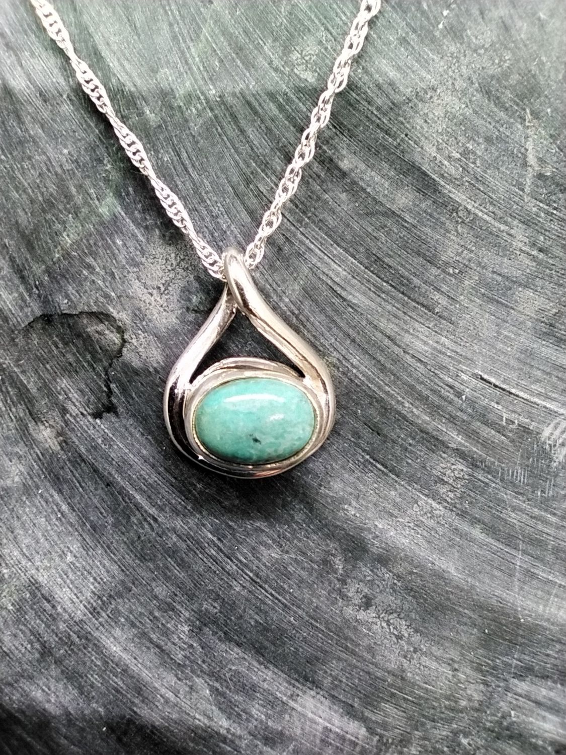 Turquoise and Mammoth Ivory Necklace and Earrings Set