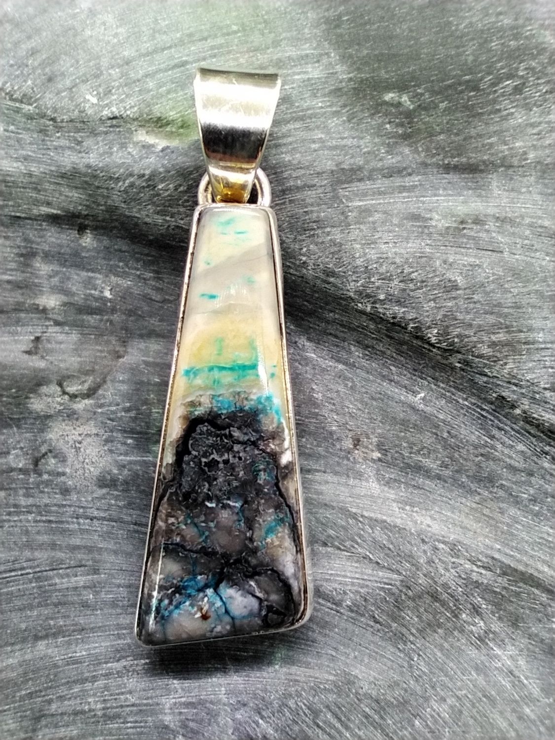 Fossilized Woolly Mammoth Tooth Pendant