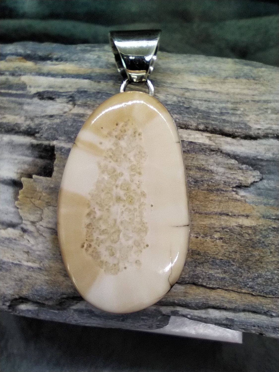 Fossil Walrus Ivory Pendant